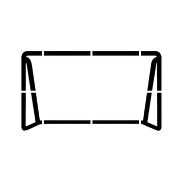 Soccer Goal Stencil 3.5 kg 1.5 mm Poly