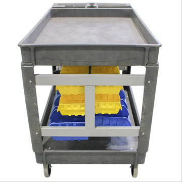 250kg 2 Shelf Warehouse Order Picker Trolley