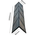 Black Rubber Corner Guard - 1000mm