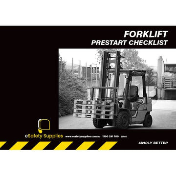 Forklift Prestart Checklist Books 2.1 kg