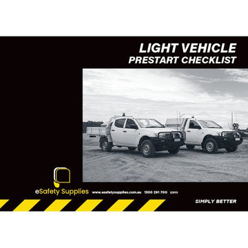 Light Vehicle Prestart Checklist Books 2.1 kg