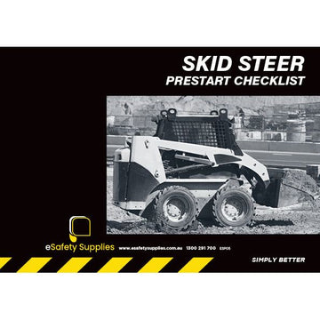 Skid Steer Prestart Checklist Book 2.1 kg