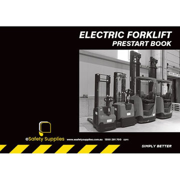 Electric Forklift Prestart Checklist Books 2.1 kg