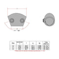 CopeRail 124 - Variable Obtuse Elbow