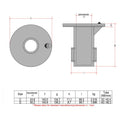 CopeRail 134 - Ground Socket