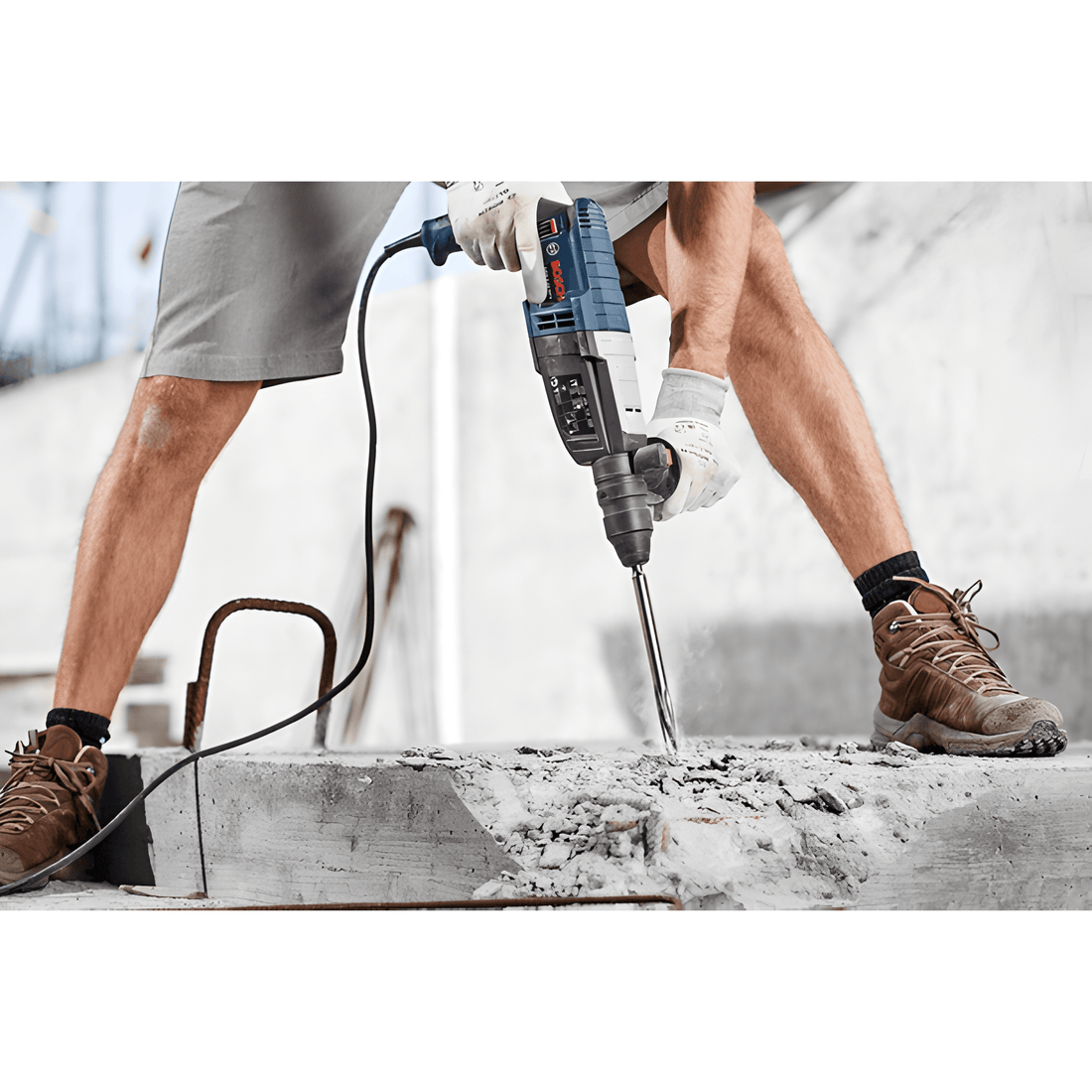 SDS Plus Reo Head 4 Cutter Masonry Drill Bit 0.175 kg