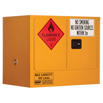 Flammable Storage Cabinet 100L 2 Door, 1 Shelf 350 kg