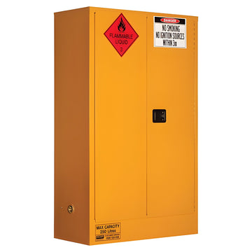Flammable Storage Cabinet 250L 2 Door, 3 Shelf 654.5 kg