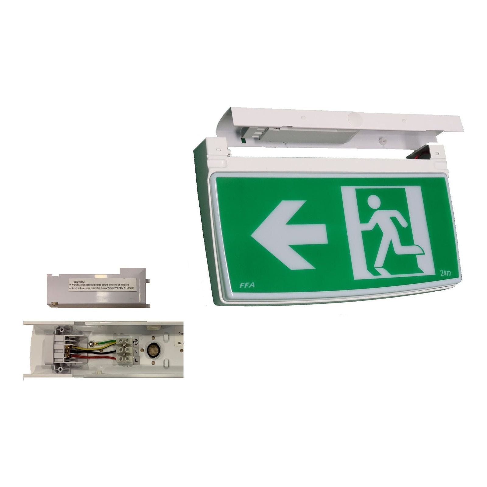 LED Universal Quickfit Exit Light 4W (Lithium Battery) 3.5 kg