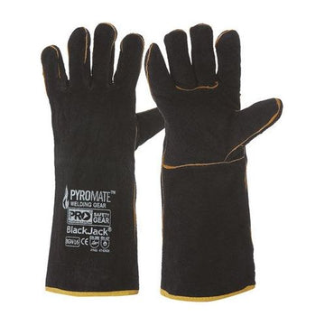 Pyromate Black Jack - Black & Gold Glove Large 7 kg