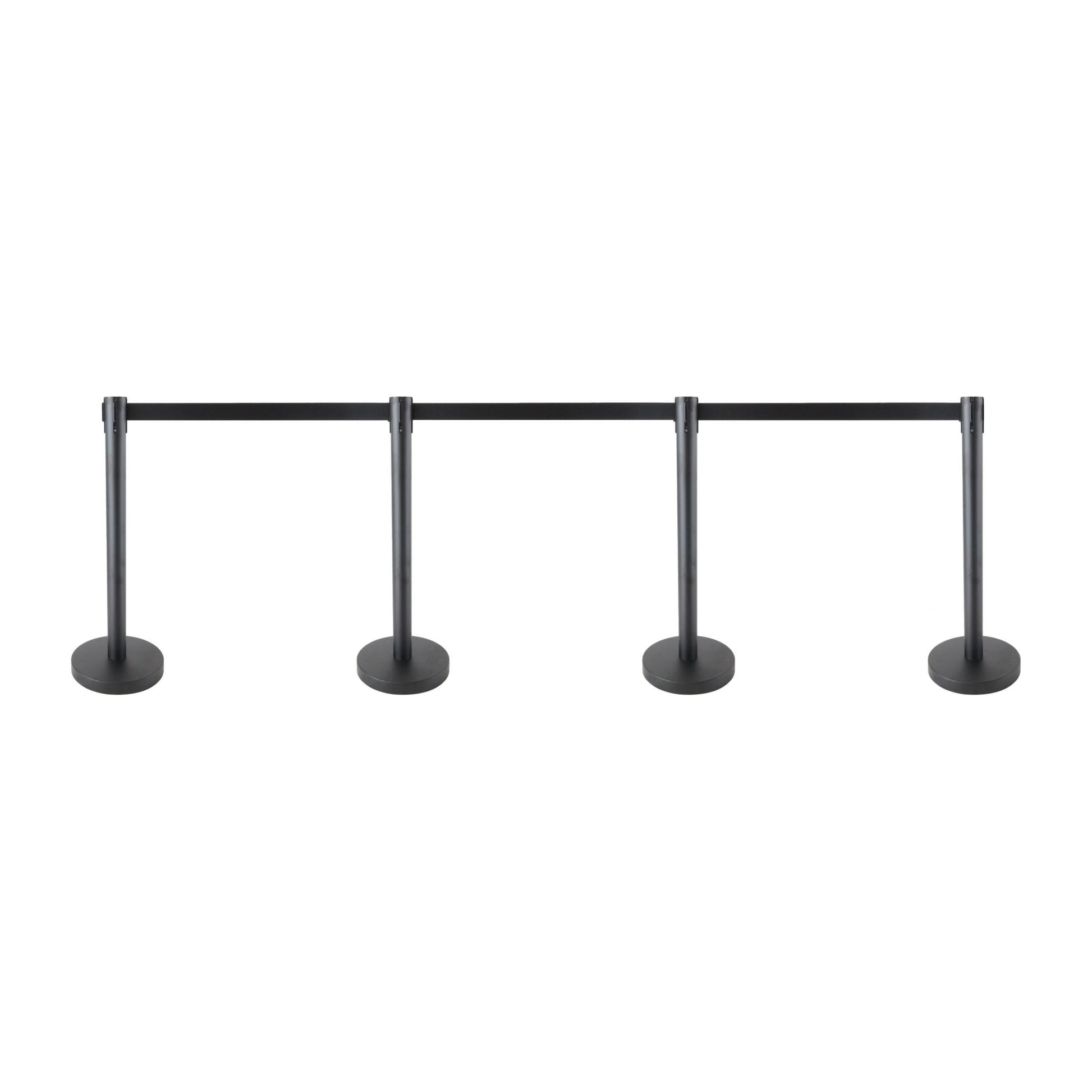 Crowd Control Barrier - Black | Black Belt