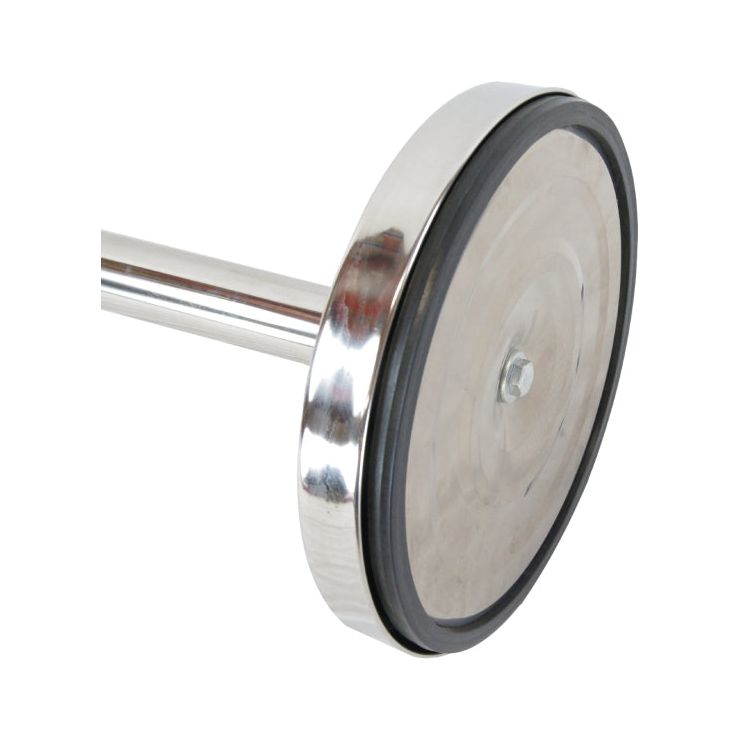 Crowd Control Barrier - Stainless Steel | Black Belt