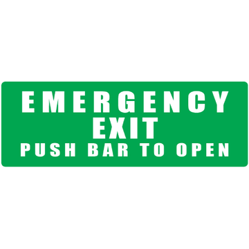 Emergency Exit - Push Bar to Open - 320x120mm 3.5 kg