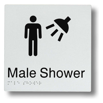 Braille Sign - Male Shower 3.5 kg