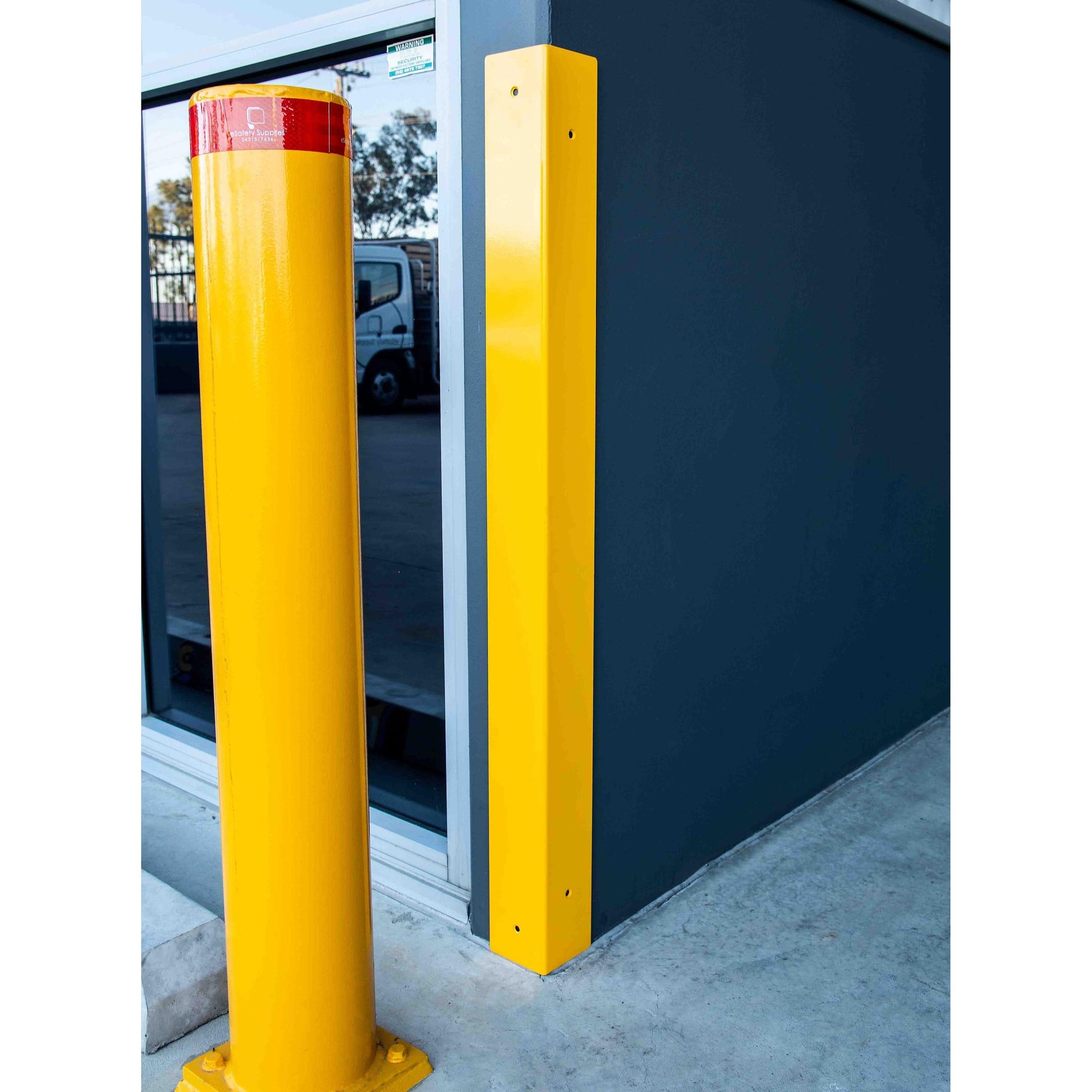 Galvanised Corner Guard - Heavy Duty - Yellow