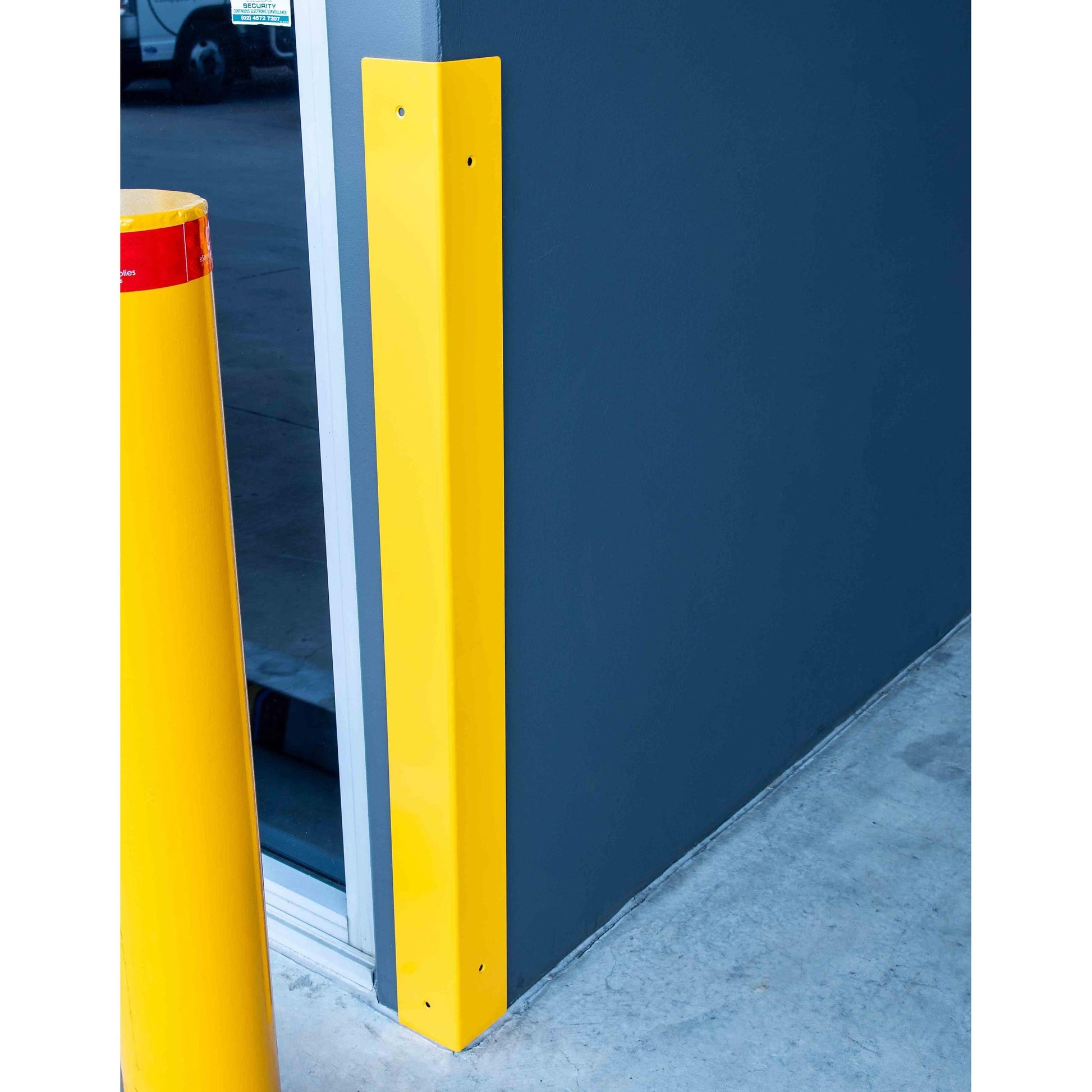 Galvanised Corner Guard - Heavy Duty - Yellow