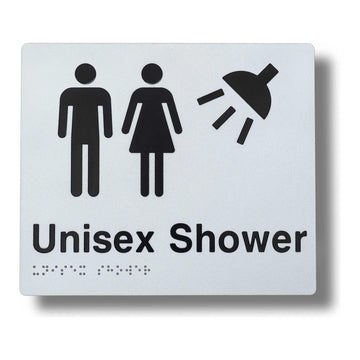 Braille Sign - Unisex Shower Sign 3.5 kg