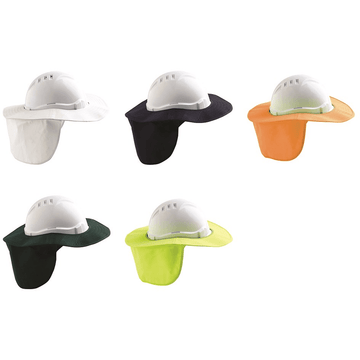 V6 & V9 Hard Hat Brim - Plastic / Polyester 3.5 kg Color White HHBNF-W