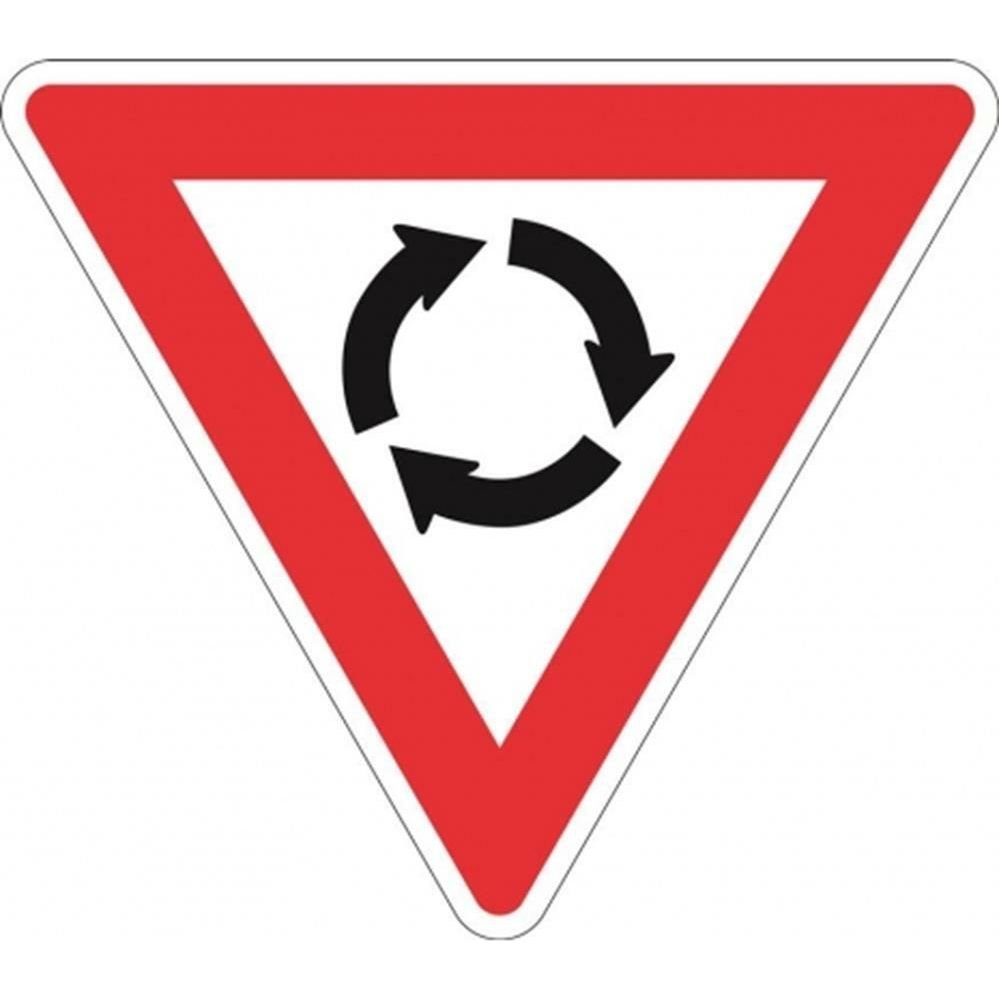 Roundabout Sign - 750mm 1.05 kg