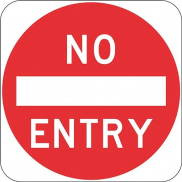 No Entry Sign - 450x450mm 0.7 kg
