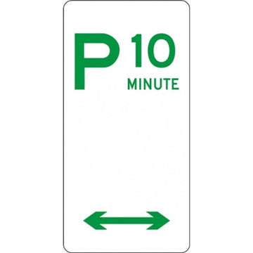 Parking Sign - 10 Minutes - 225x450mm 3.5 kg sign-type Right Arrow R5-14R
