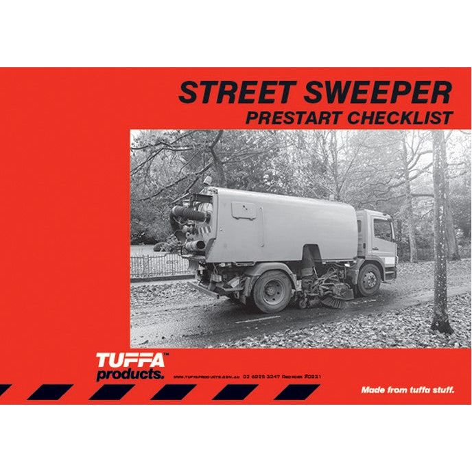 Street Sweeper Prestart Checklist Books