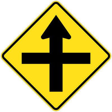 Crossroad (Symbolic) Sign - 600x600mm 1.4 kg