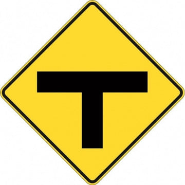 T-Junction (Symbolic) Sign - 600x600mm 0.7 kg