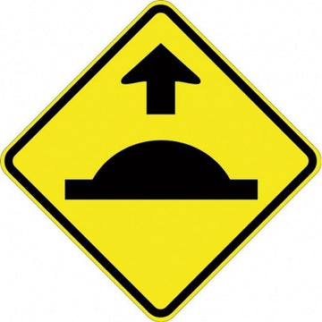 Speed Hump Ahead (Symbolic) Sign - 600x600mm 0.7 kg