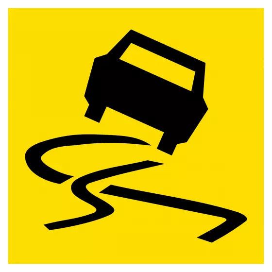 600x600mm - Corflute - Cl.1 - Multi Message - Slippery Surface Picto 17.5 kg