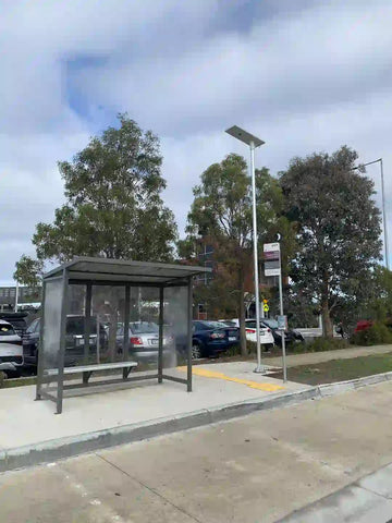 Image showing solar street lighting 