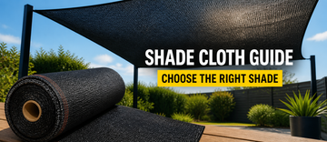Shade Cloth Guide: How to Choose the Right Shade Percentage for Your Needs