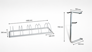 Ground Mounted Bike Rack vs Wall Mount Bike Racks