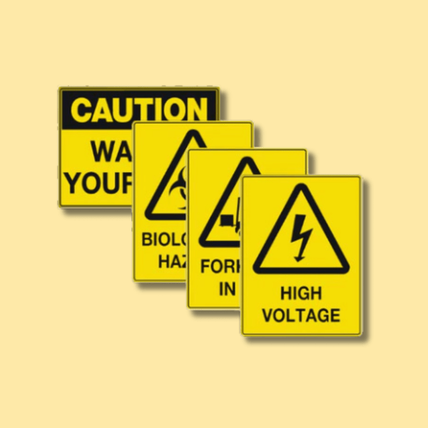 Warehouse Warning Signs