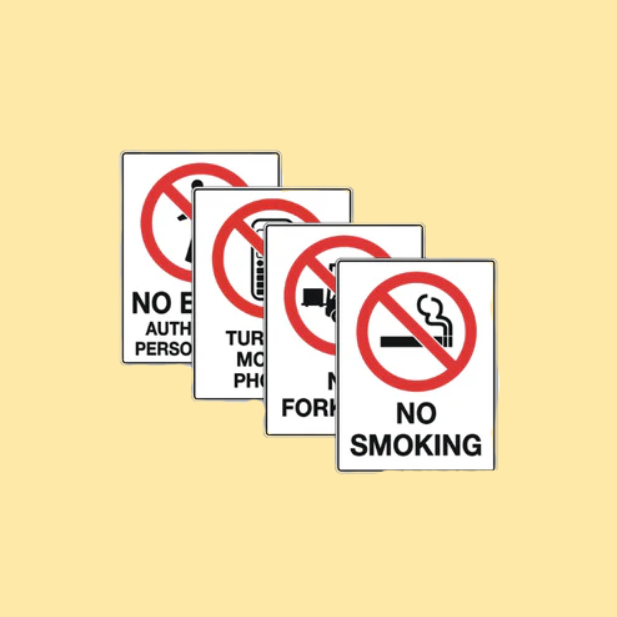 Category - Prohibition Signs