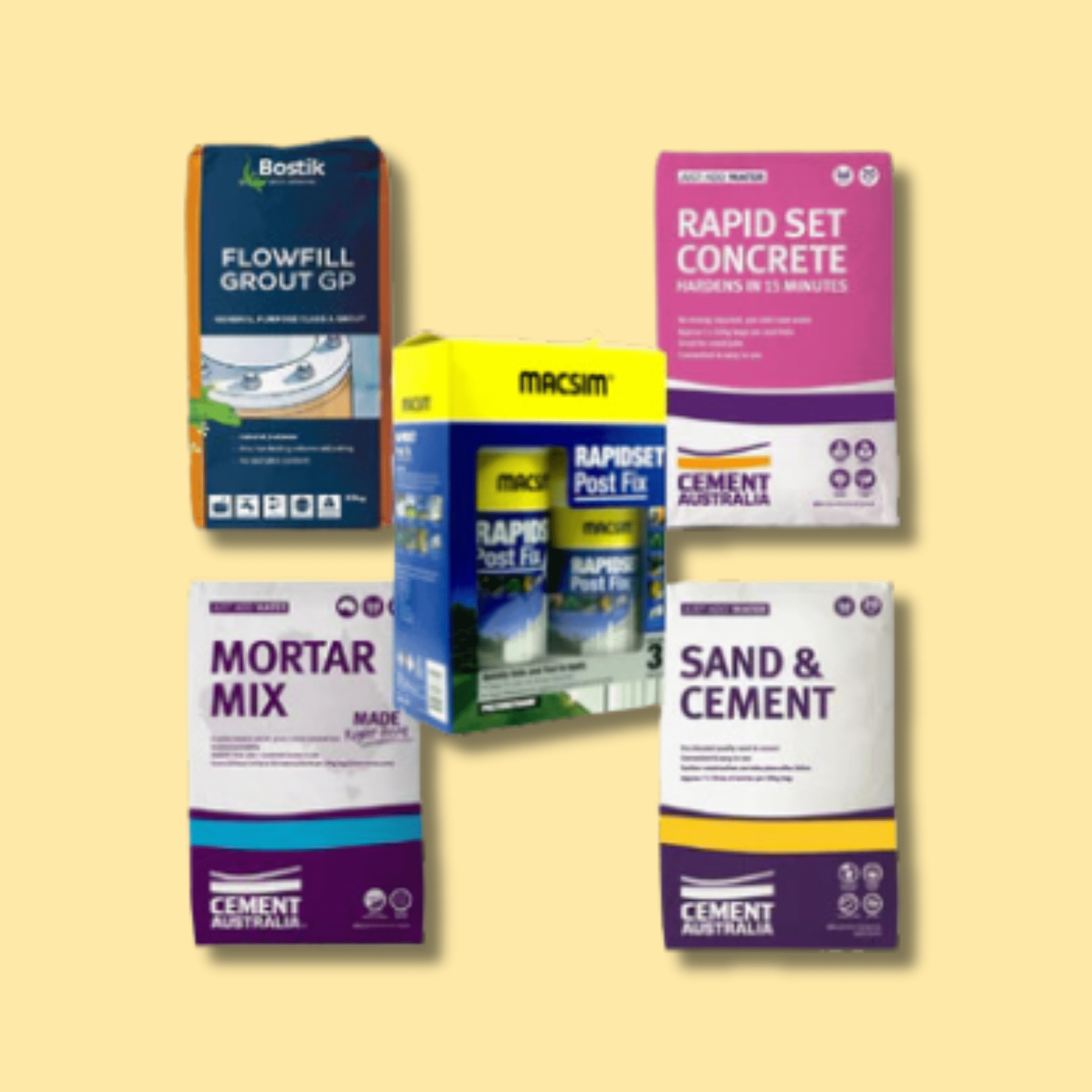Concrete, Grout & Bagged Products - eSafety Supplies