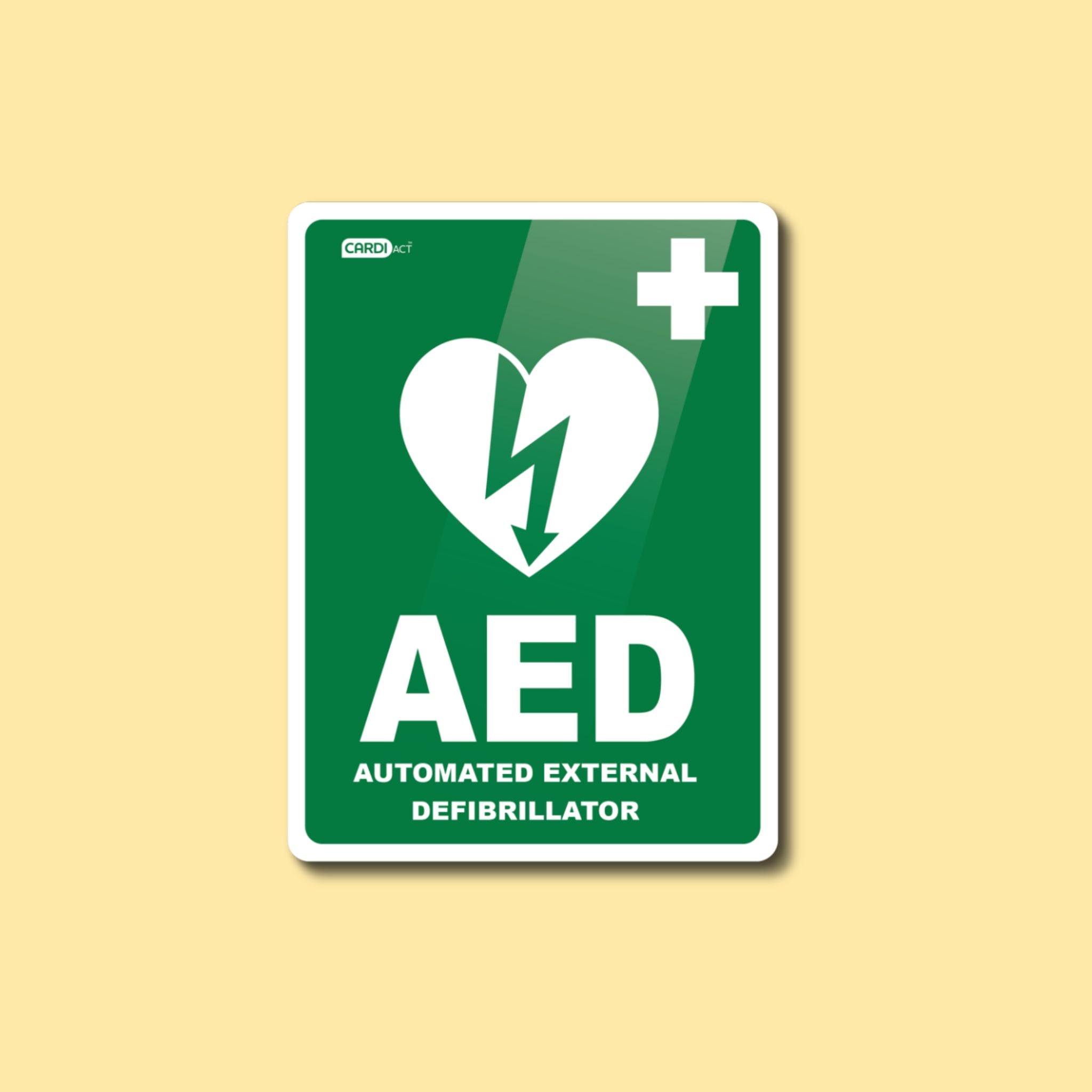 Defibrillator Kit Sign Defibrillator Signage – eSafety Supplies