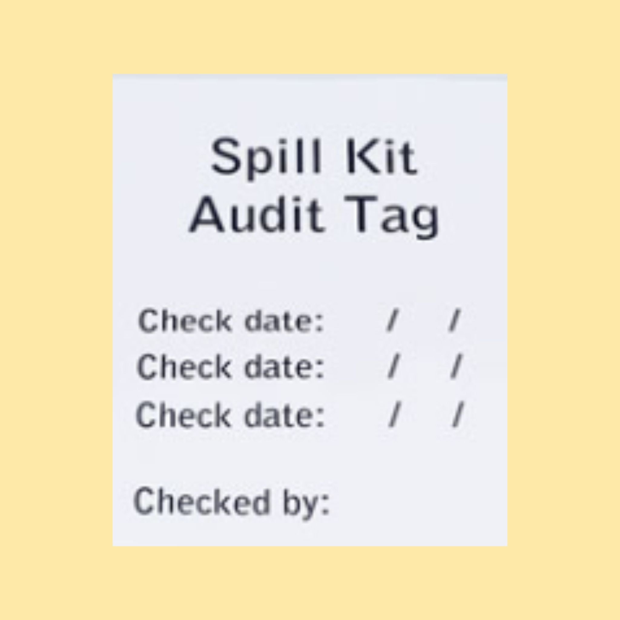 Spill Kit Refill Services