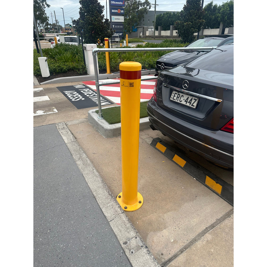 Surface Mount Bollard – 140mm Shared Zone Disabled