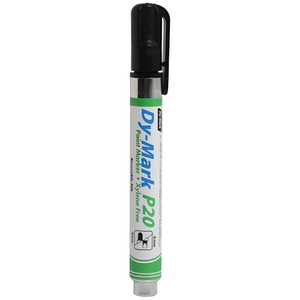 Paint Marker P20 Reversible Bullet/Chisel Tip - 12 Pack - Line Marking & Spot Marking Paint