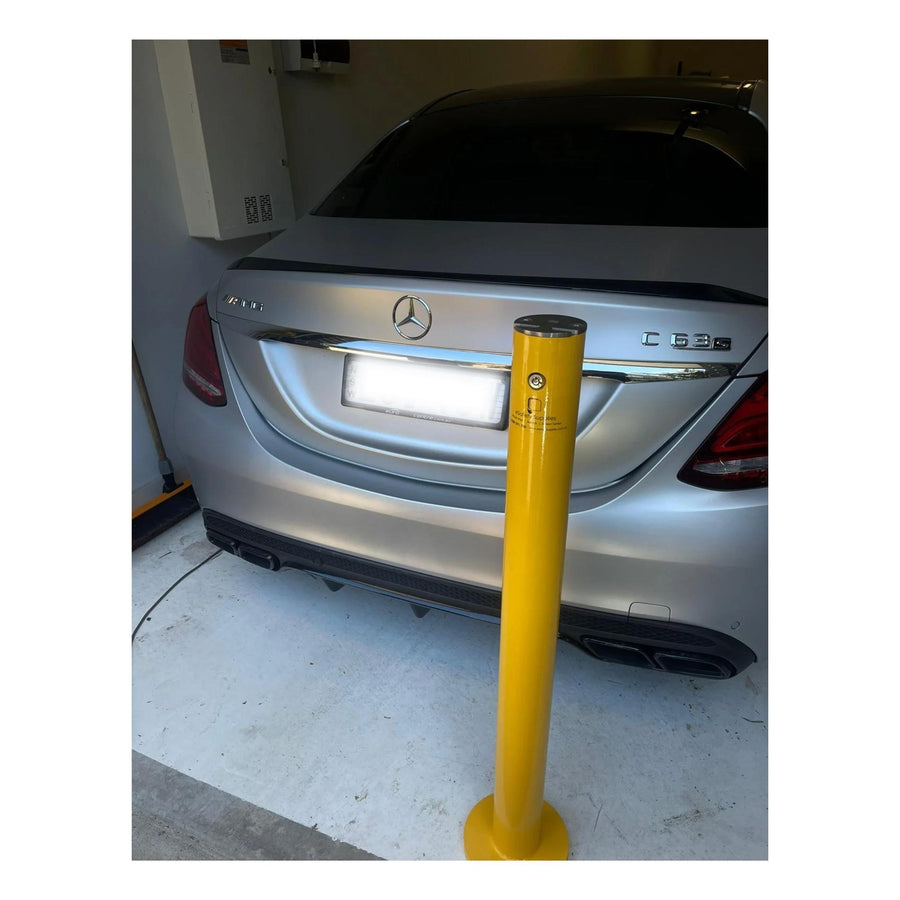 Removable Surface Mount Bollard - 90mm Key Lock