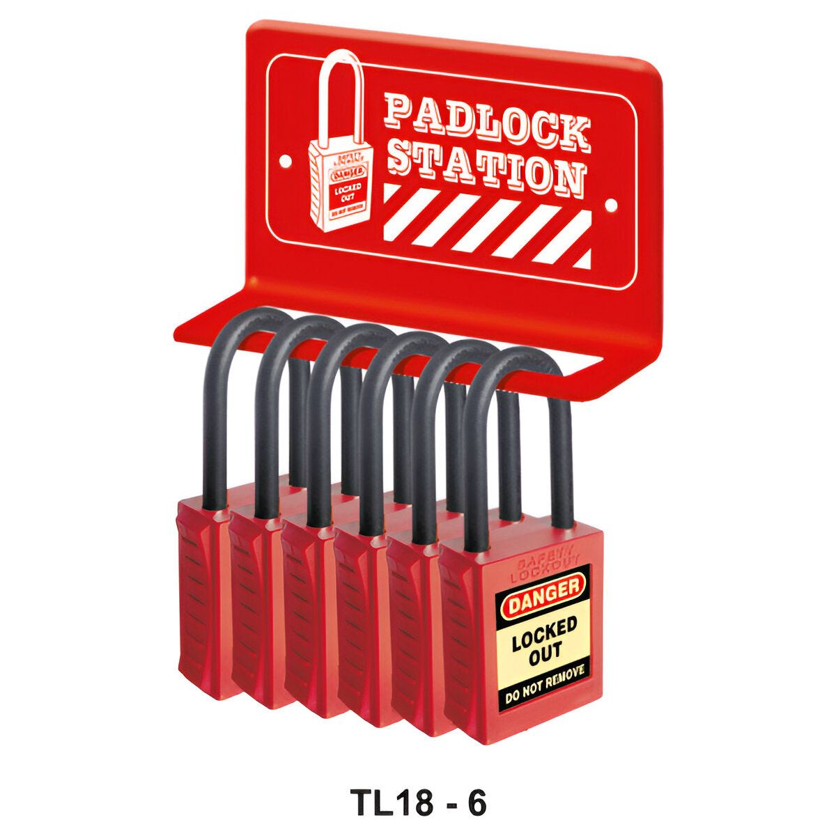 Mini Padlock Station for 6 Locks – eSafety Supplies