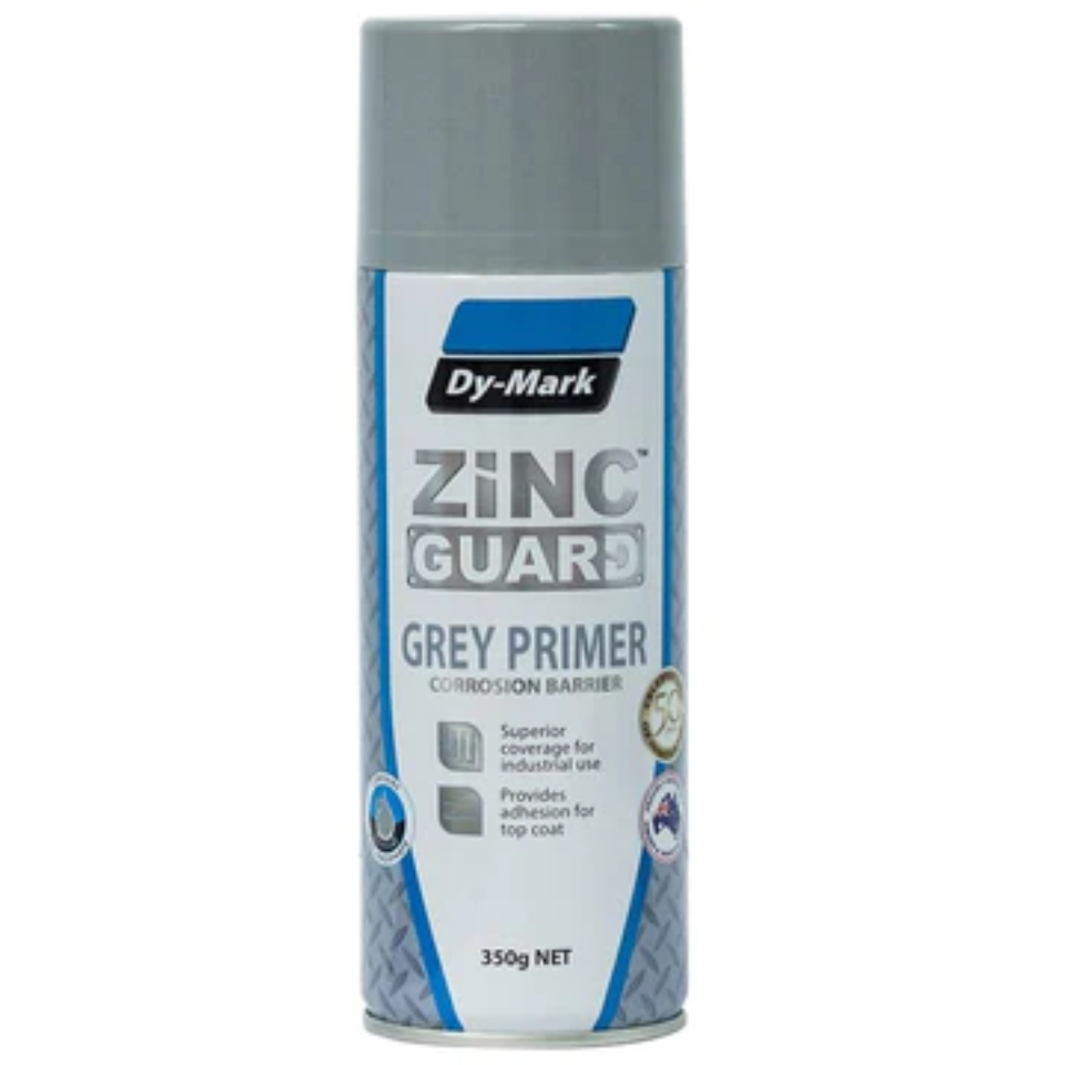 Dy-Mark Aerosol Grey Zinc Guard - Paint Primer - 350g 1.75 kg