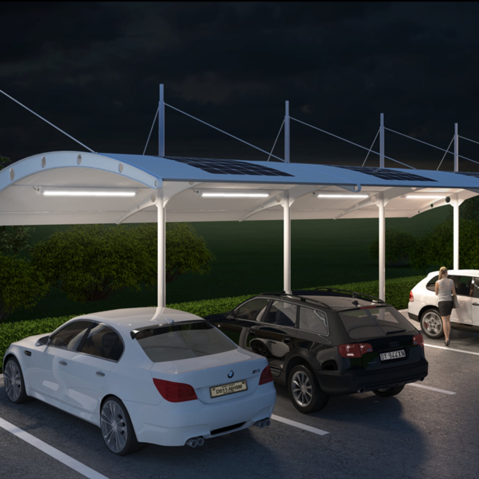 900mm Solar Batten Light