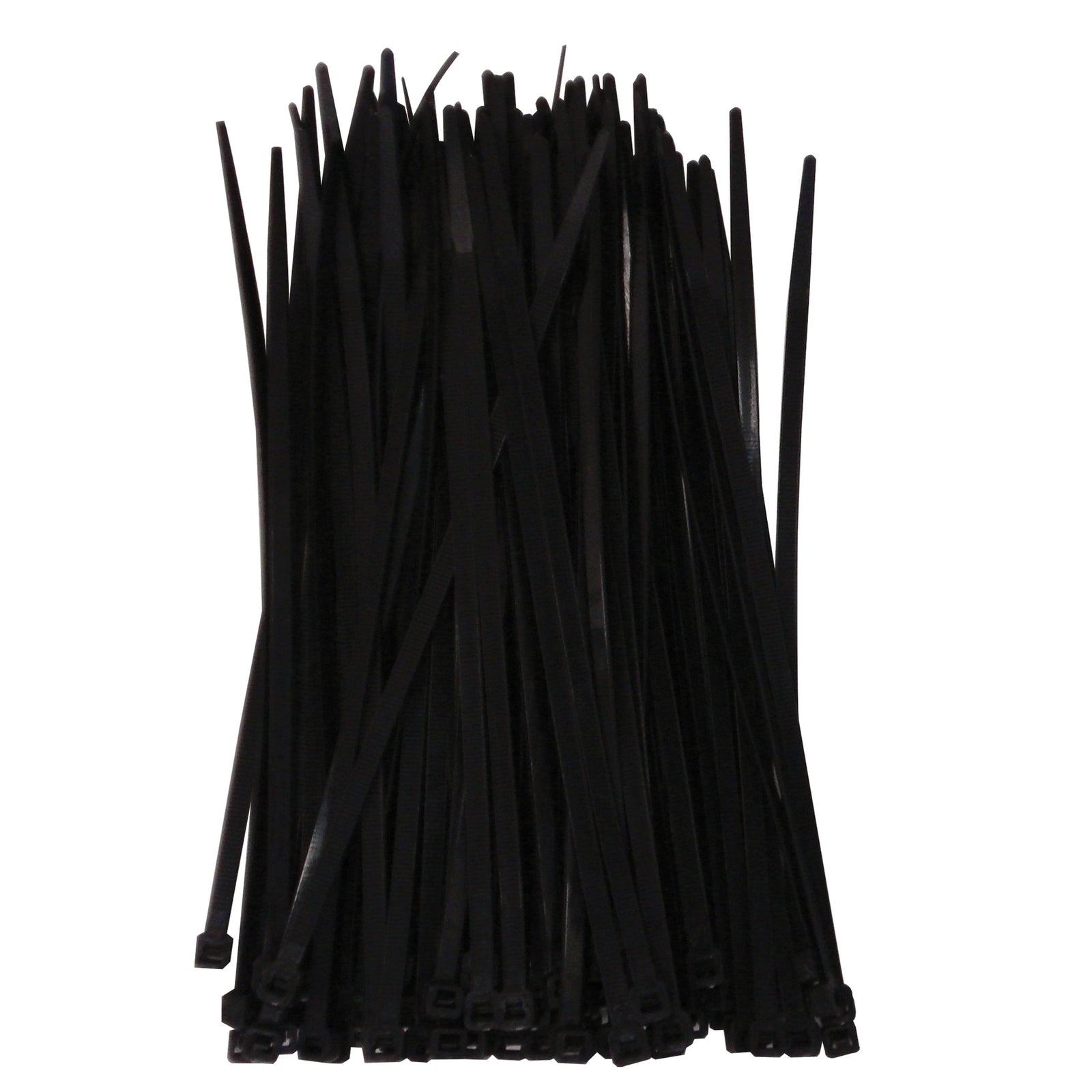 100x3mm Black Nylon Cable Ties - 100 Pack