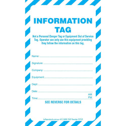 Safety Tags - 100 Pack