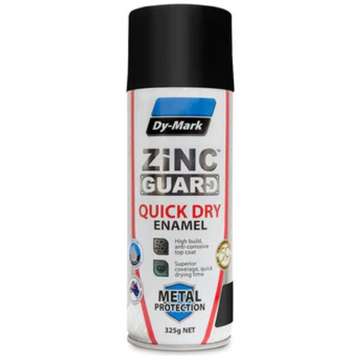 Dy-Mark Zinc Guard - Quick Dry Enamel - Satin Black - 325g