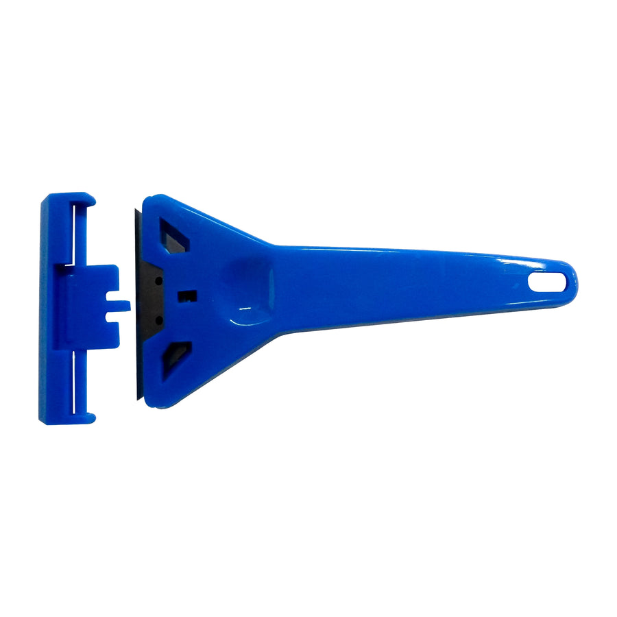 125mm Window Scraper – With Safety Cover &amp; Replaceable Blade