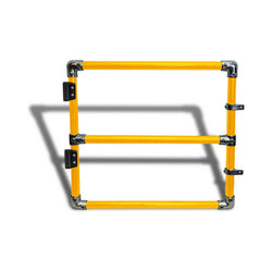 Cope Self Closing Industrial Gate 900mm - Galvanised or Yellow