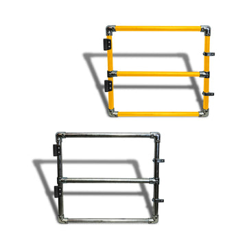 Cope Self Closing Industrial Gate 900mm - Galvanised or Yellow